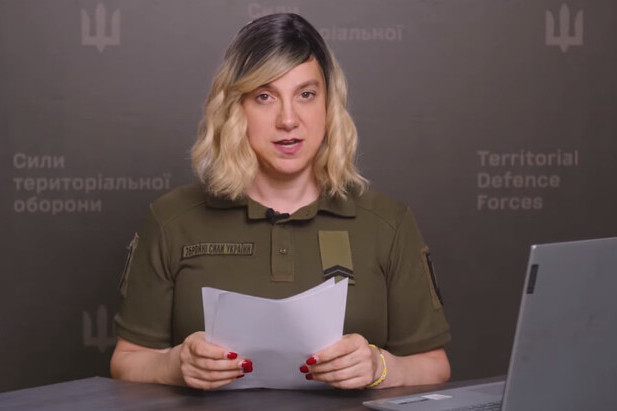 Amerikai transznő lett az ukrán hadsereg egyik szóvivője