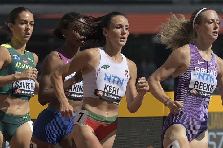 Atlétikai vb: Kéri Bianka elődöntős 800-on