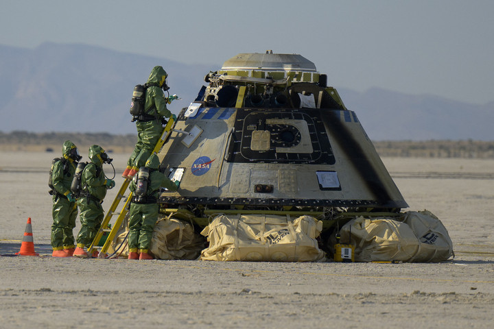 Fotó: AFP/NASA/Bill Ingalls Elhalasztották a Starliner első, legénységet szállító űrrepülését