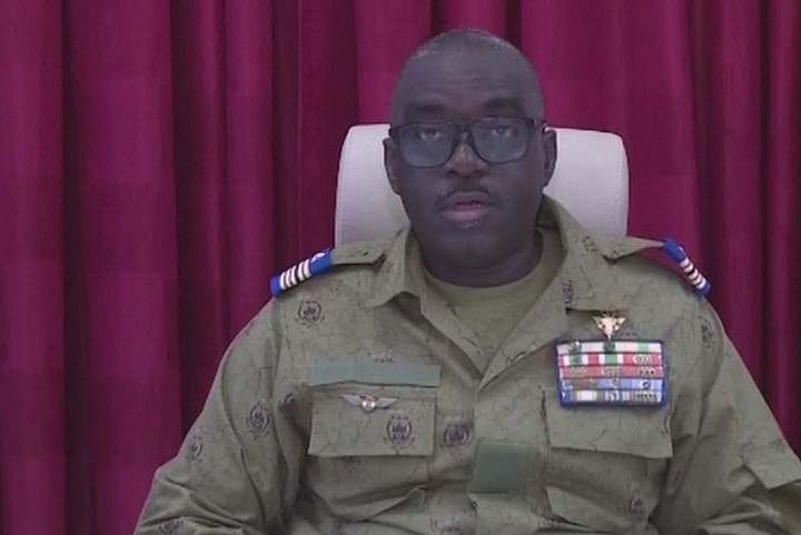 Fotó: AFP/ORTN/Télé Sahel Nigeri válság – A junta új miniszterelnököt nevezett ki