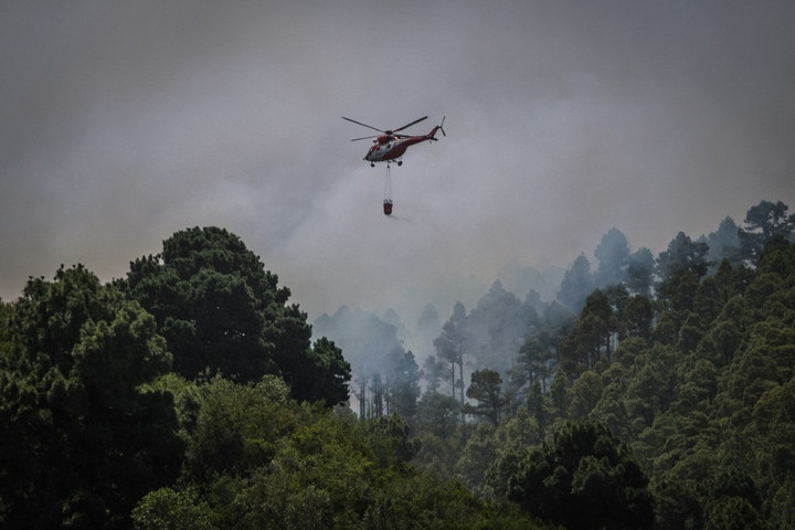 Fotó: ANDRES GUTIERREZ / ANADOLU AGENCY / ANADOLU AGENCY VIA AFP Erdőtűz miatt evakuáltak négy falut egy tenerifei nemzeti parkban