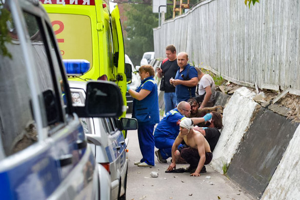 Három embert emeltek ki a romok alól a Szergijev Poszadban történt robbanás helyszínén