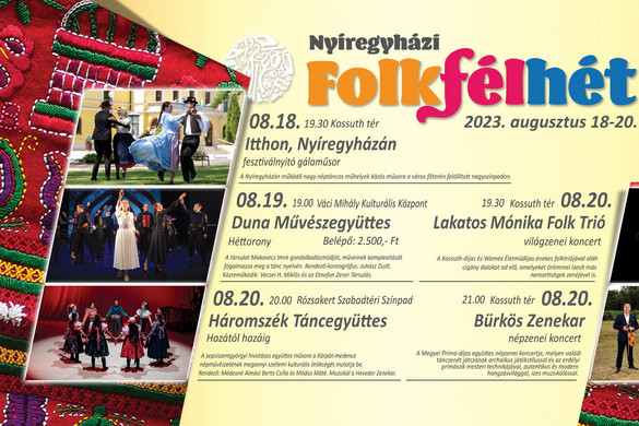 Folkfélhét és ünnepi program Nyíregyházán