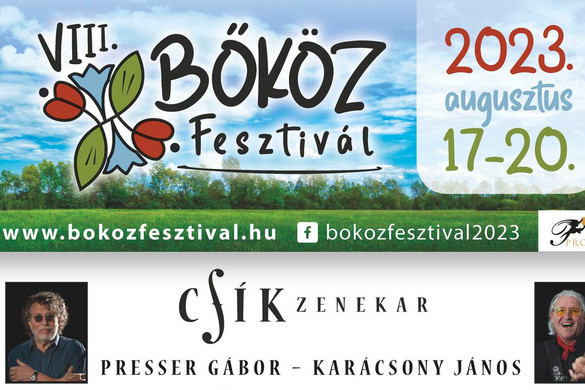 Több mint száz program az idei Bőköz Fesztiválon