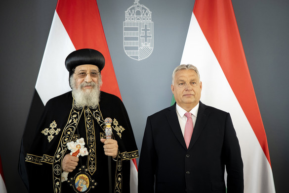 Orbán Viktor a kopt pápát fogadta