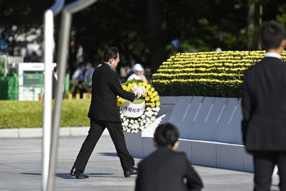 A nukleáris leszerelés fontosságát hangoztatta a japán miniszterelnök a hirosimai atomtámadás 78. évfordulóján