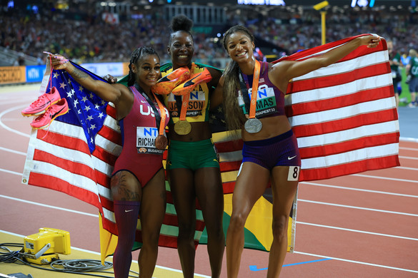 Shericka Jackson és Noah Lyles parádézott 200-on, Rojas utolsó kísérletével nyert