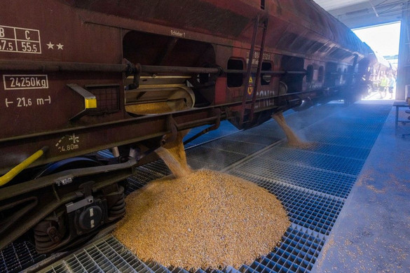 Ukrajnába tartó  gabonaszállító tehervonat hat vagonja siklott ki Moldovában