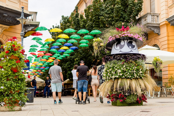 Debreceni virágkarnevál: először vonul illatos virágkocsi a karneváli menetben