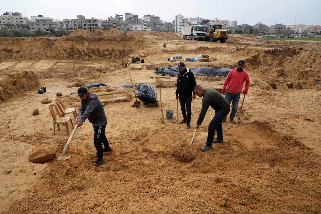 Ólomsírokra bukkantak lakásépítés közben a Gázai övezetben