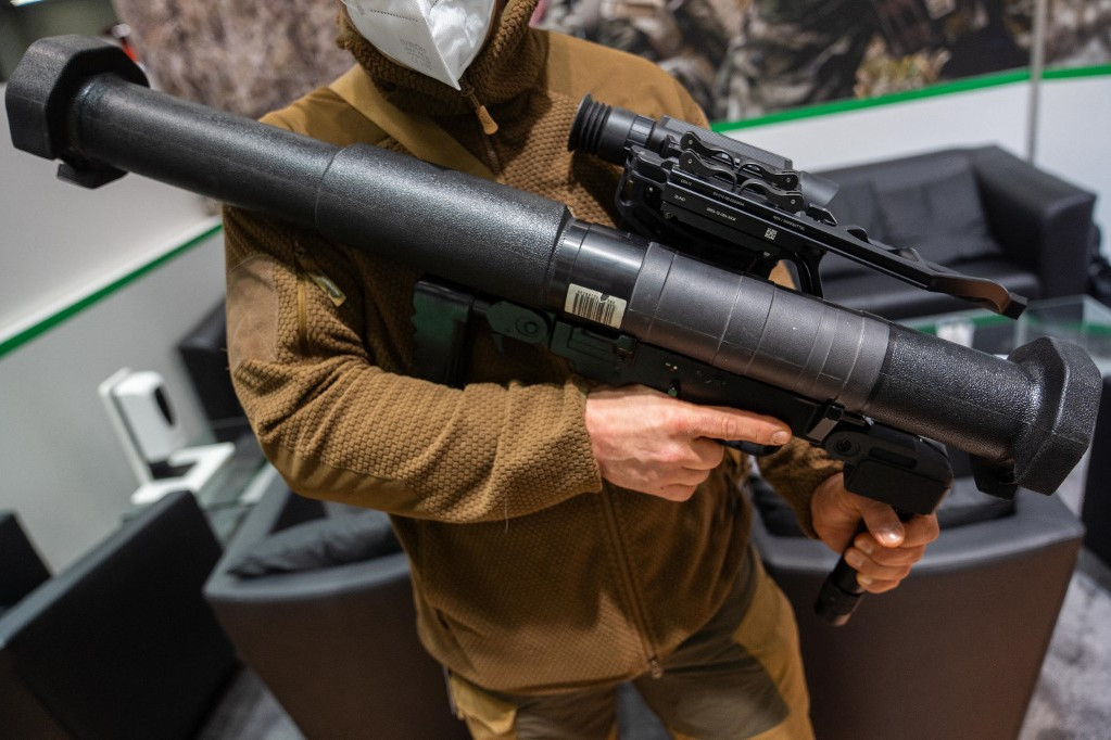 A korábbi változat, azaz a Panzerfaust 3 egy németországi kiállításon 2022 márciusában