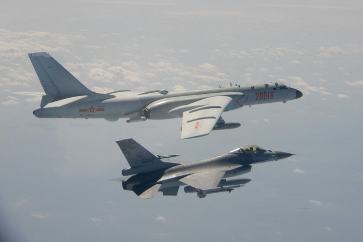 Fotó: HANDOUT / TAIWAN'S DEFENCE MINISTRY / AFP Ismét kínai harci gépeket észleltek Tajvan körül