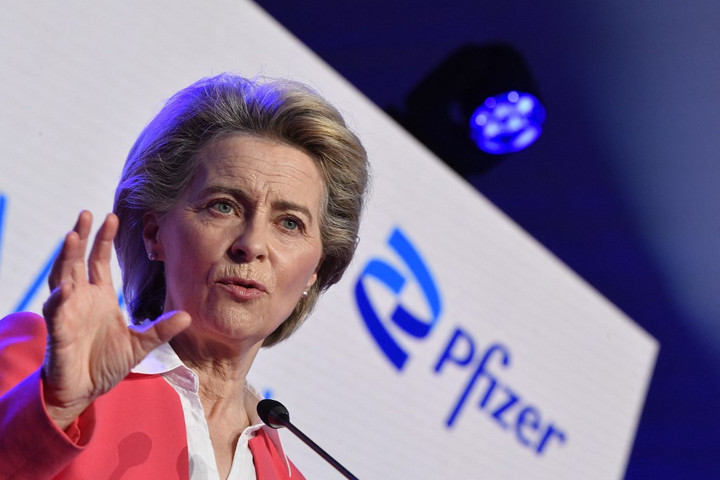 Fotó: AFP/Pool/John Thys Ursula von der Leyen: A Hamász „háborús cselekményt” követett el