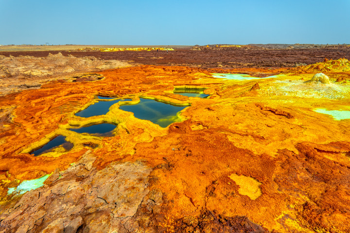 Fotó: NorthFoto A Danakil-völgy forró, színes és alattomos terep