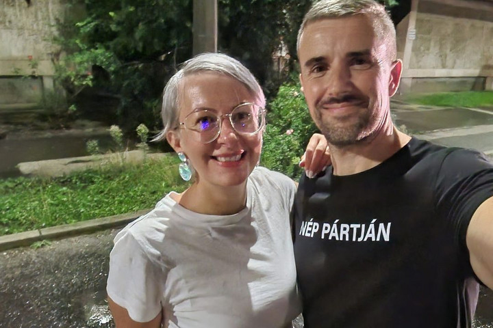 A válása után már felvállalja új szerelmét Jakab Péter
