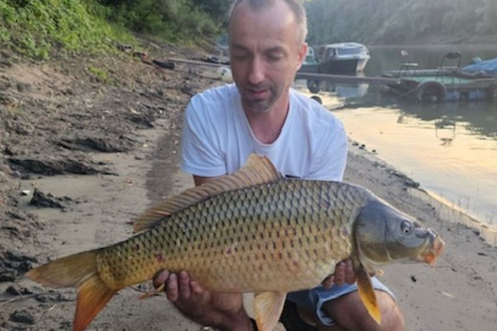 Fotó: Facebook/Közép-Tisza-Vidéki Horgász Egyesületek Szövetsége Bónuszpontyot fogtak a Tiszából