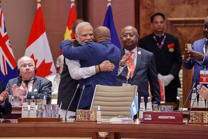 Fotó: AFP/Pool/Ludovic Marin Az Afrikai Unió csatlakozott a G20-hoz