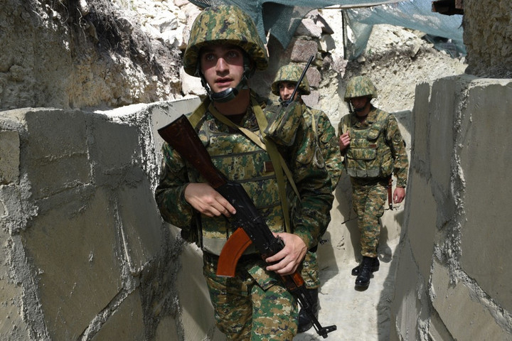 Fotó: KAREN MINASYAN / AFP Közös hadgyakorlatot tart Örményország az Egyesült Államokkal jövő héten