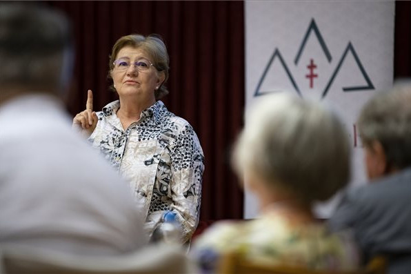 Fotó: MTI/Balázs Attila Szili Katalin Resicabányán: Az áldozatvállalás sohasem hiábavaló