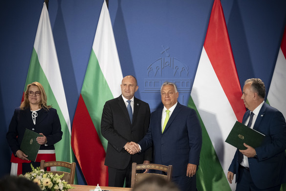 Bulgária államfőjével tárgyalt Orbán Viktor