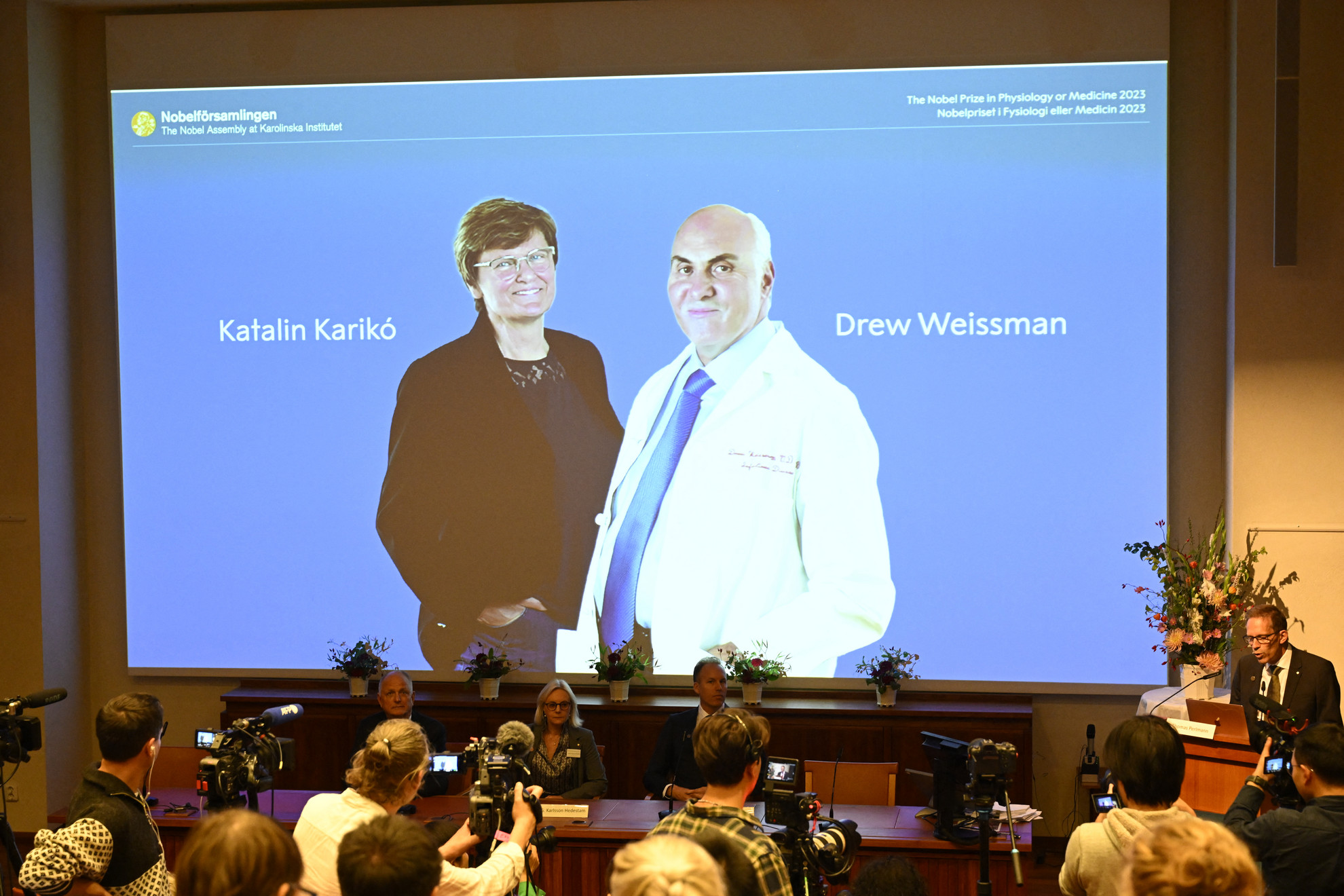 Karikó Katalin és Drew Weissman kapja az idei orvosi-élettani Nobel-díjat