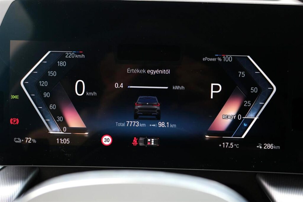 Fotó: SportVerda BMW iX1 műszerfal