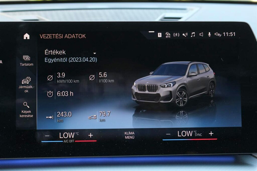 Fotó: SportVerda BMW X1 vezetési adatok
