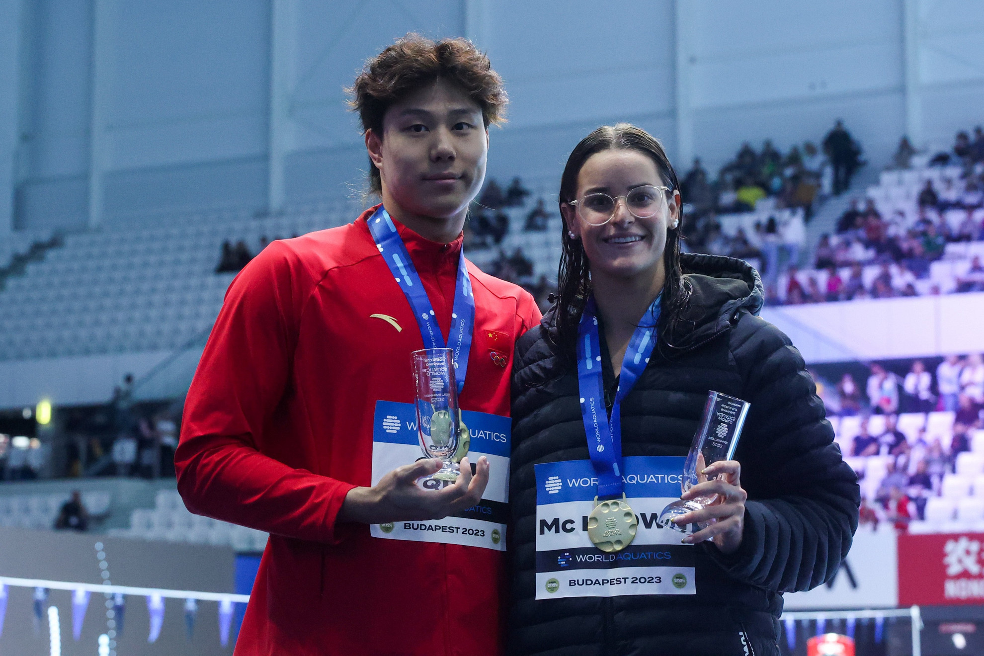 Qin Haiyang, McKeown Kaylee - World Aquatics Swimming World Cup Budapest - Úszó Világ Kupa Budapest