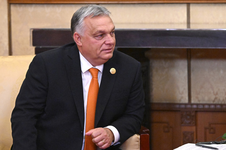 Fotó: AFP/Pool/Grigory Sysoyev Orbán Viktor újra a TikTokon