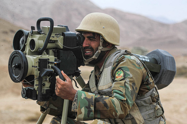 Fotó: AFP/Iranian Army Office Légi hadgyakorlat Iránban