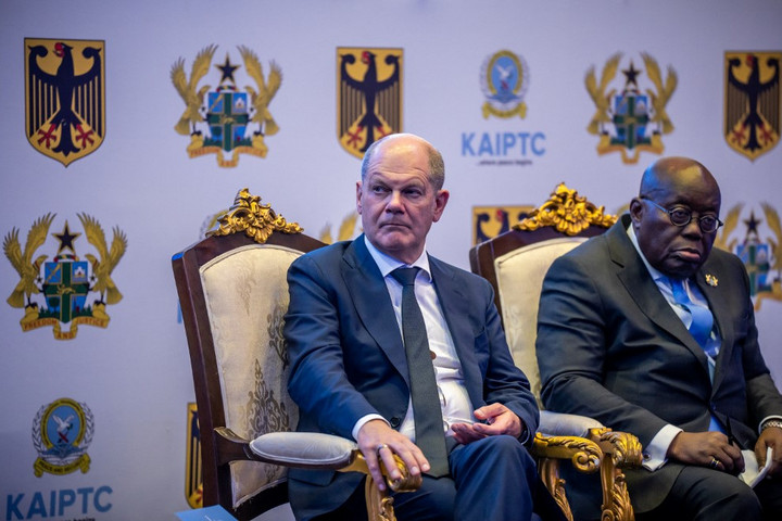 Fotó: AFP/DPA Picture-Alliance/Michael Kappeler Németország segítségét kérte a ghánai elnök a terrorizmussal szembeni harchoz