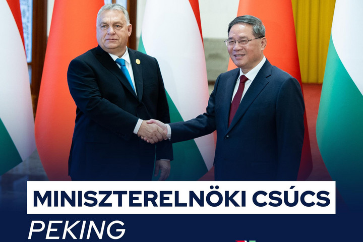 Orbán Viktor: Magyarország továbbra is nagy reményeket fűz az együttműködéshez Kínával + VIDEÓ
