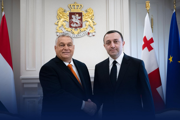 Orbán Viktor Grúzia miniszterelnökével tárgyalt a politikai és a gazdasági együttműködésről