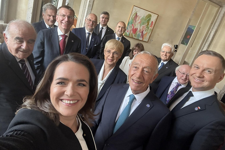 Fotó: Facebook/Novák Katalin Novák Katalin: Mielőbb békét kell teremteni Ukrajnában