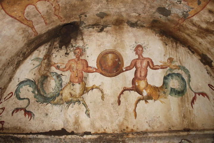 Fotó: Soprintendenza Archeologia Belle Arti E Paesaggio Per L’area Metropolitana Di Napoli Megtalálták a pokol kutyájának sírját Olaszországban