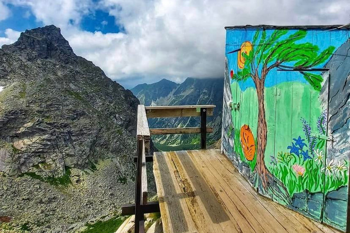 Fotó: Facebook/klub slovenskych turistov Összedőlt az ikonikus illemhely