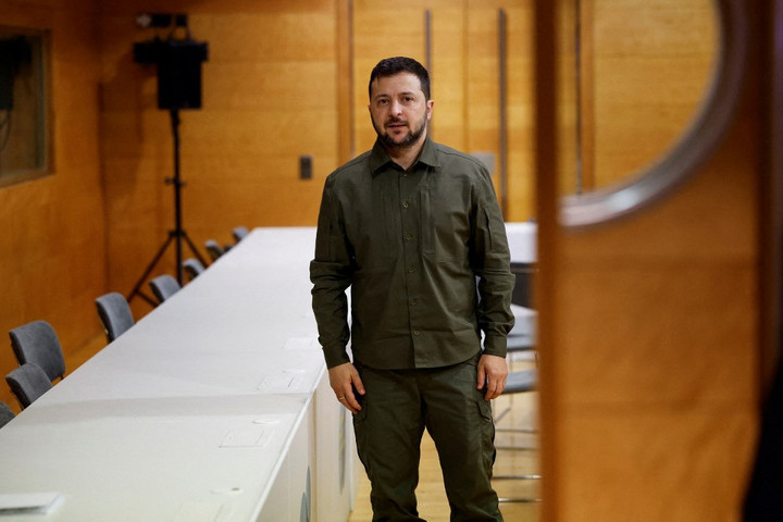 Fotó: JUAN MEDINA / POOL / AFP Zelenszkij apja állami kitüntetést kapott az ukrán kormánytól