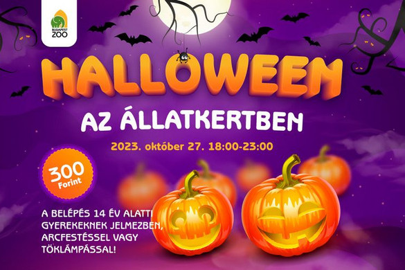 Halloween-programok a Fővárosi Állatkertben