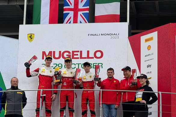 Válint Bence harmadik lett a legrangosabb Ferrari-kupasorozatban