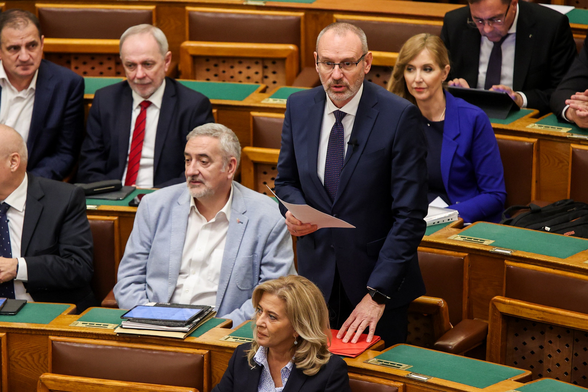 Fotó: MH/Török Péter Zsigó Róbert - Országgyűlés, plenáris ülés, 2023. november 20.