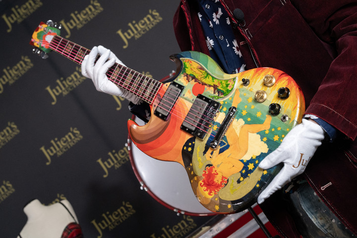 Fotó: AFP/Valerie Macon Eric Clapton híres gitárjáért több mint egymillió dollárt adtak egy árverésen