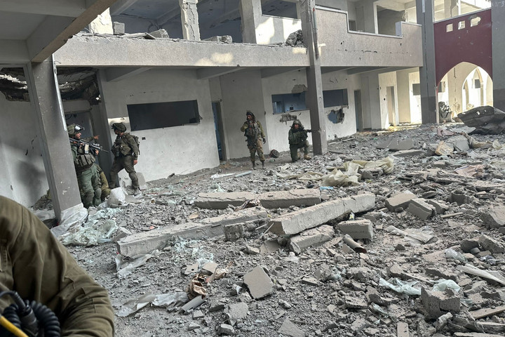 Fotó: AFP/Israel Army Gázai kórházaknál harcol az izraeli hadsereg