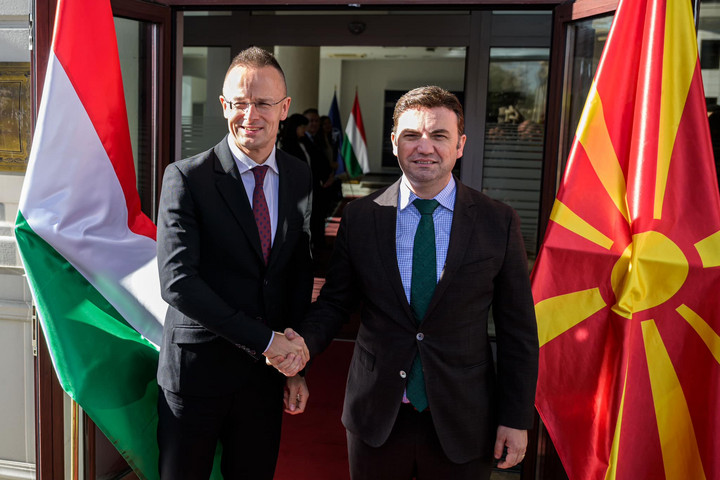 Fotó: Facebook/Szijjártó Péter Szijjártó: Magyarország és Észak-Macedónia koordináltan lép fel a bulgáriai tranzitdíjak emelésének ügyében