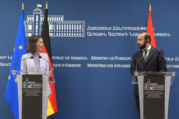 Fotó: AFP/Karen Minasyan A német külügyminiszter óva intette a libanoni Hezbollahot egy nagyszabású támadástól
