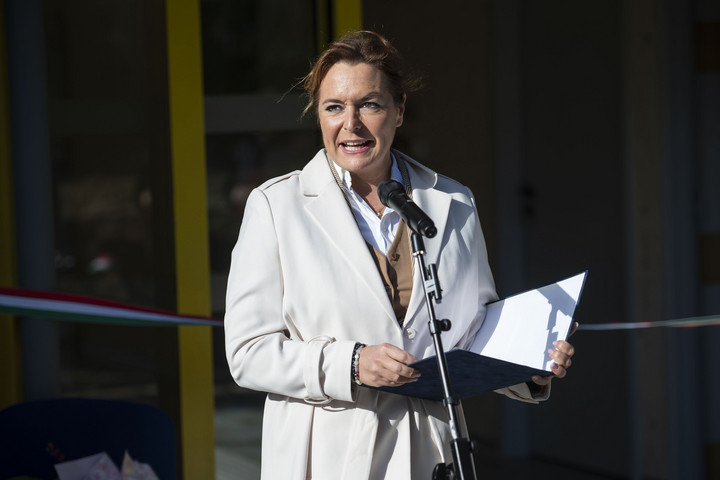 Fotó: MTI/Bodnár Boglárka Vitályos Eszter: Ha felfejtjük a világ rétegeit, képesek leszünk egyensúlyt teremteni, és rendet tenni a káoszban