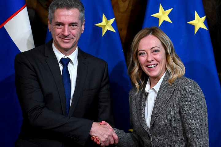 Fotó: AFP/Filippo Monteforte Giorgia Meloni: Lehetővé kell tenni az ellenőrzés megszüntetését az olasz–szlovén határon