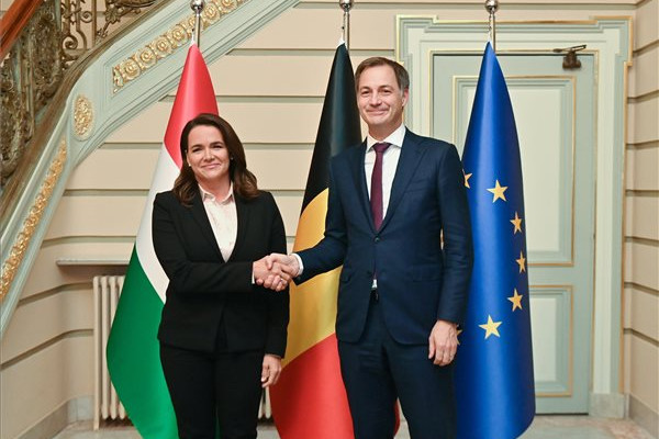 Fotó: MTI/Bruzák Noémi Novák Katalin: A biztonság kulcsfontosságú Magyarország számára