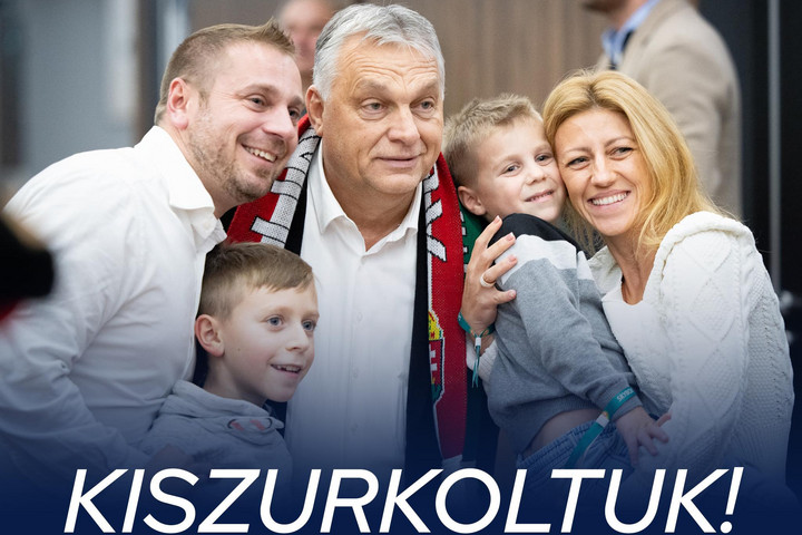 Fotó: Facebook/Orbán Viktor Orbán Viktor: Csont nélkül az Eb-n!