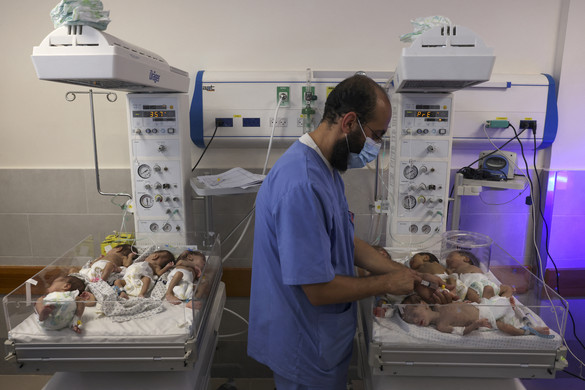 Evakuálták a koraszülötteket az es-Sifá Kórházból Gázában