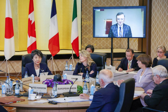A G7-országok a Gázai övezetbe irányuló segélyszállítmányok bővítését sürgetik